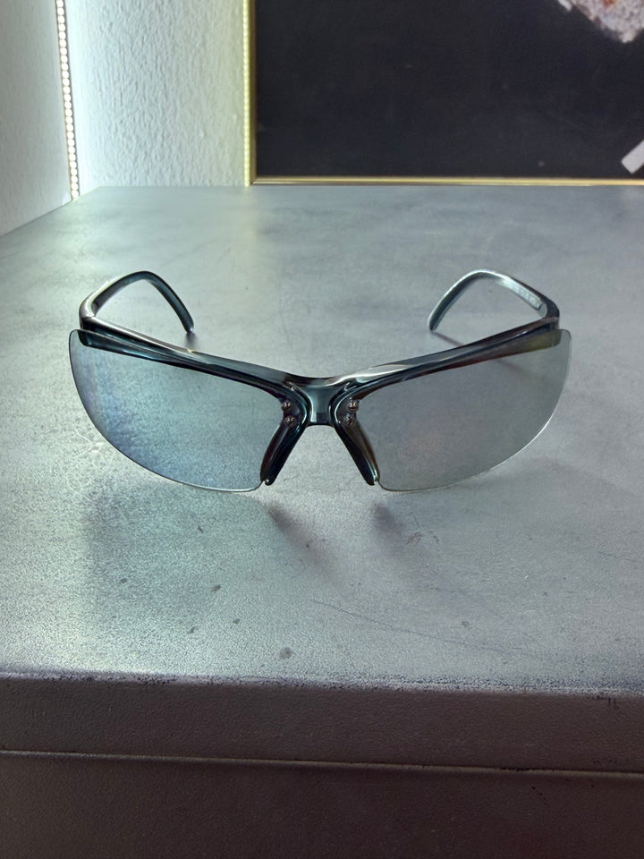 Dolce&Gabbana 2000s purple shield sunglasses