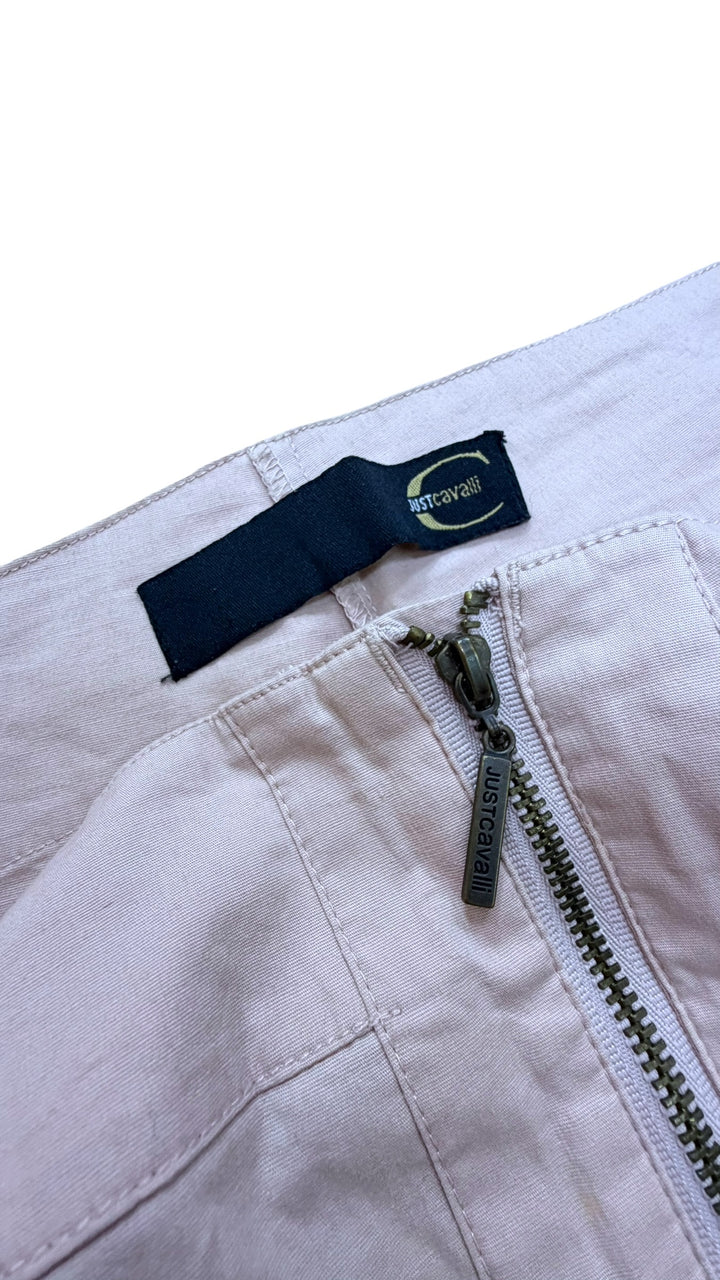 Just Cavalli dragon print cotton capri shorts