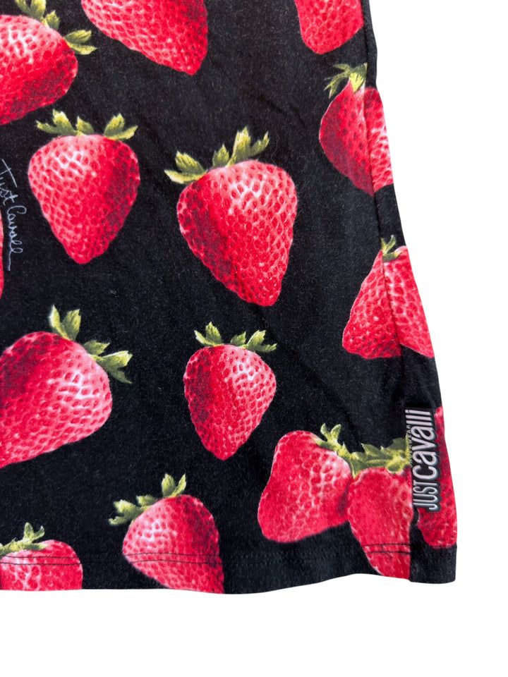 Just cavalli strawberry print tank top