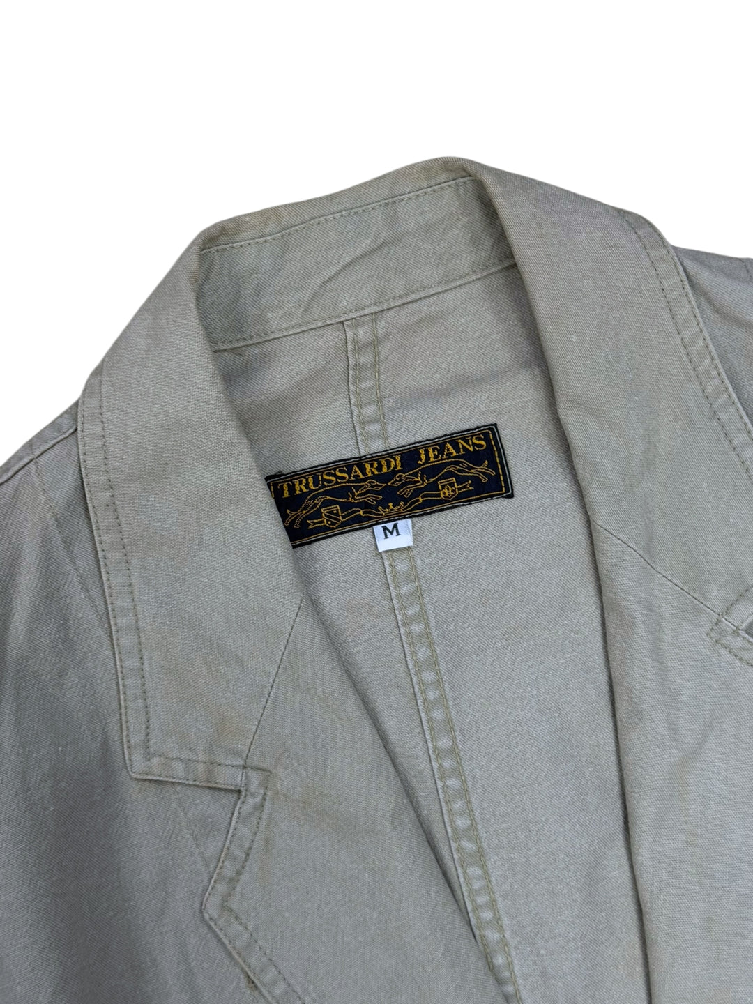 Trussardi Jeans Vintage Utility Denim Blazer Women’s Medium