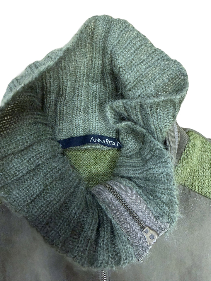 AnnaRita Vintage Military Hybrid Jacket Medium