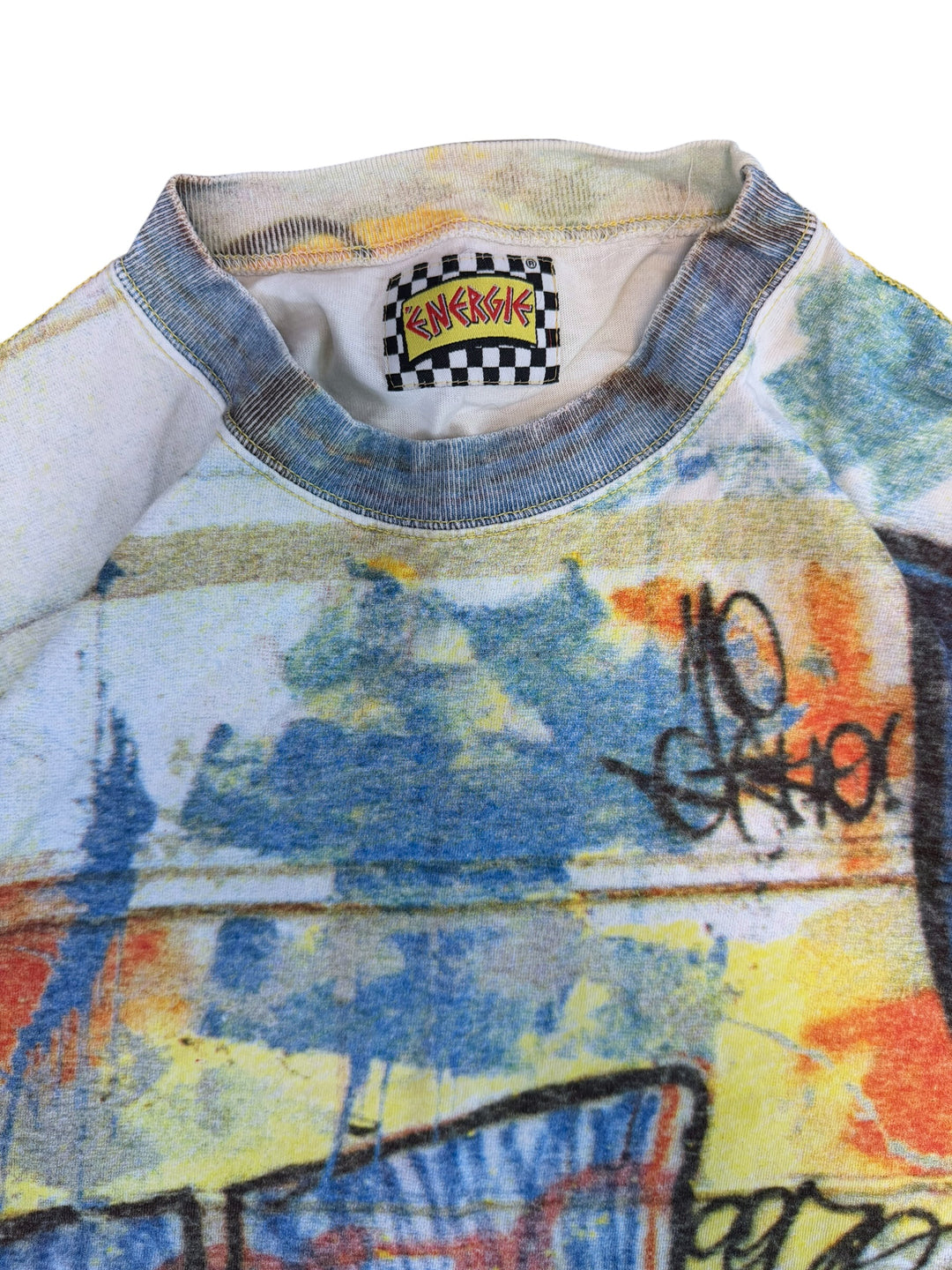Energie graffiti all-over print t-shirt