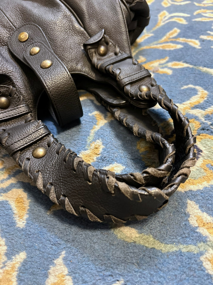 Chloé Fall 2004 Black Leather Silverado Bag