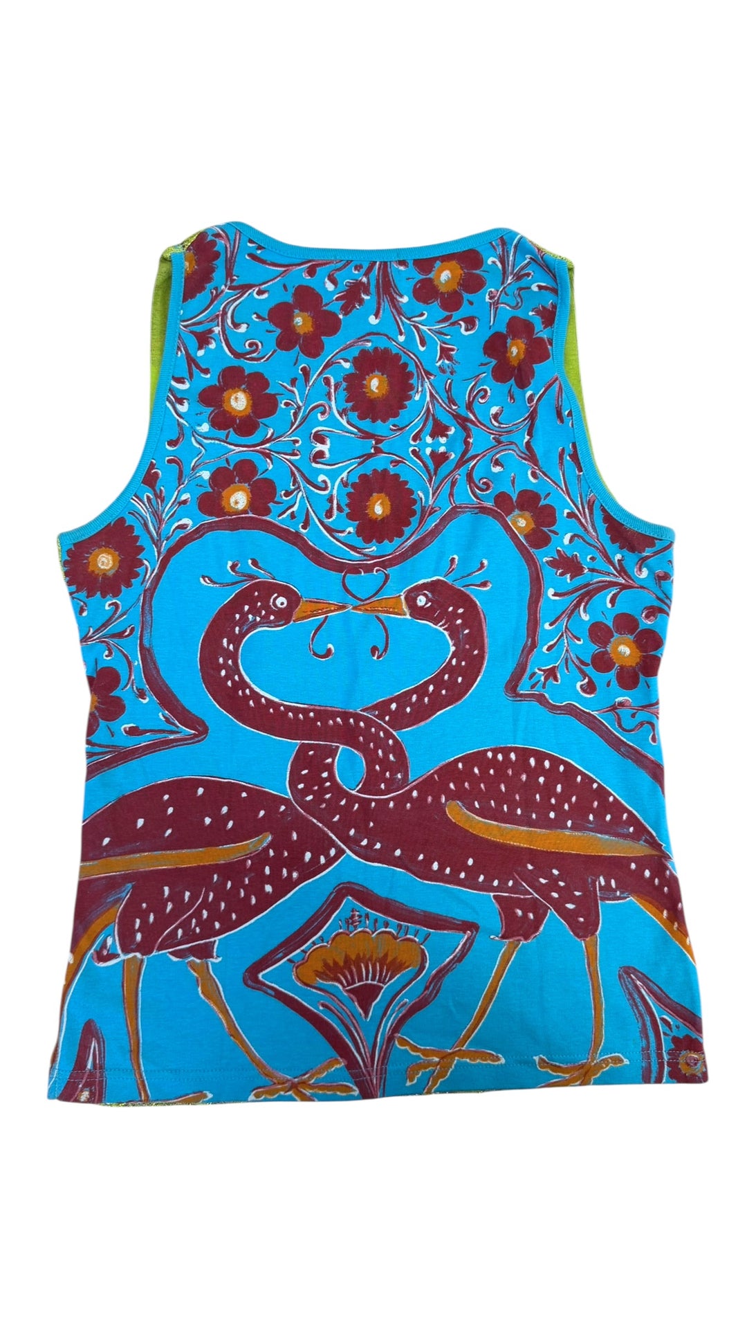 Custo Barcelona vintage lace panel tank top