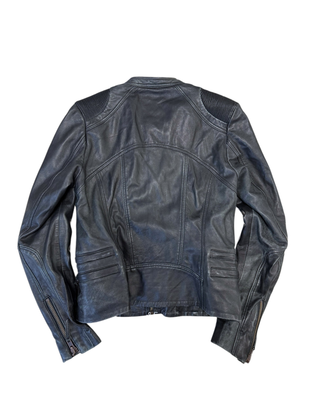 Mustang “Captiva” black leather biker jacket extra small