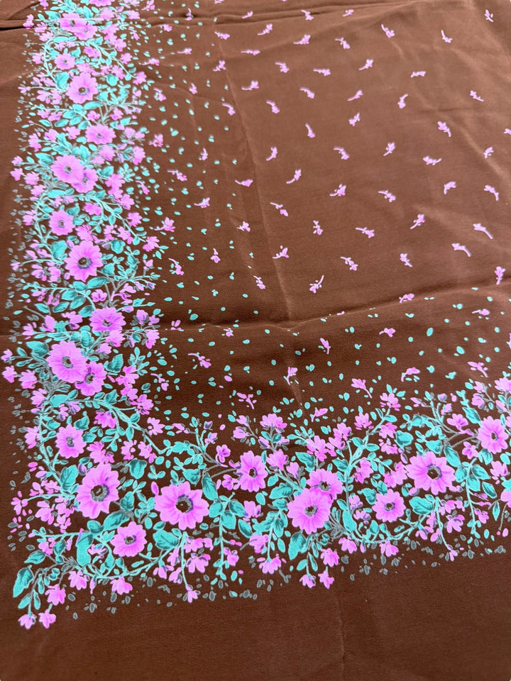 Christian Dior 1970s Silk Scarf