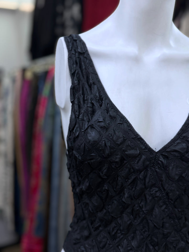 Gianni Versace Intimo textured black bodysuit