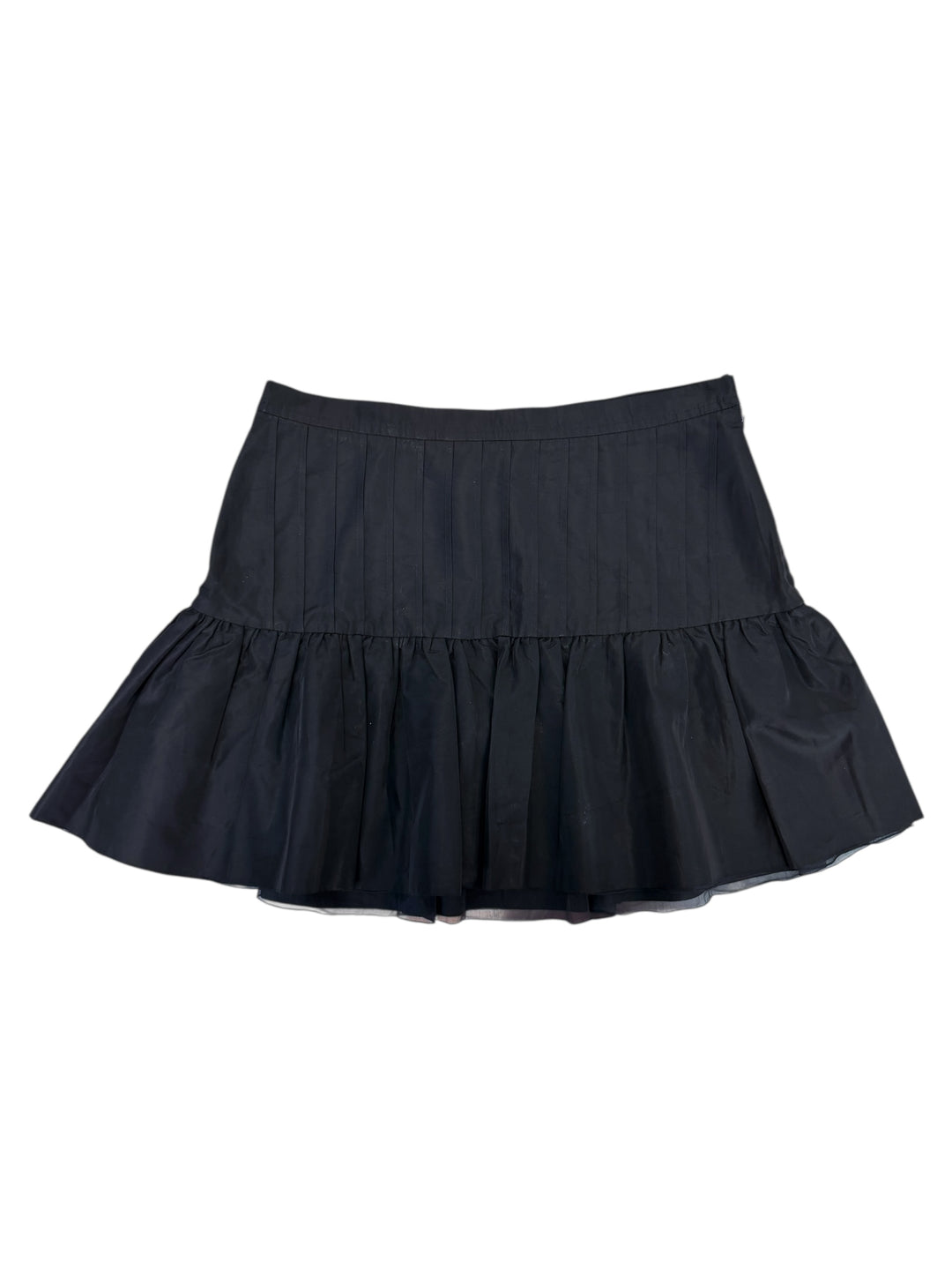 Blugirl Blumarine ruffled black mini skirt medium