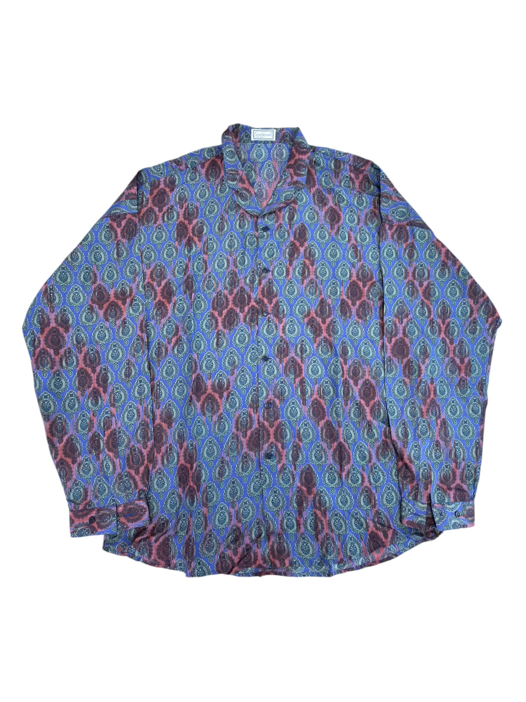 Gianni Versace silk paisley print shirt