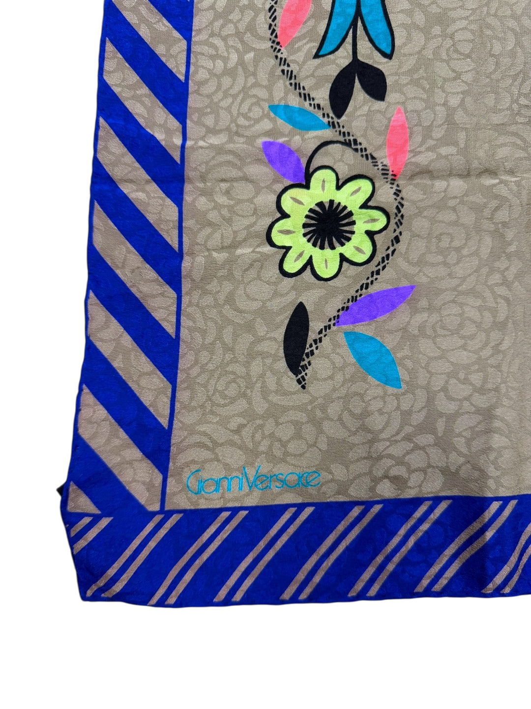 Gianni Versace 1980s Silk Scarf