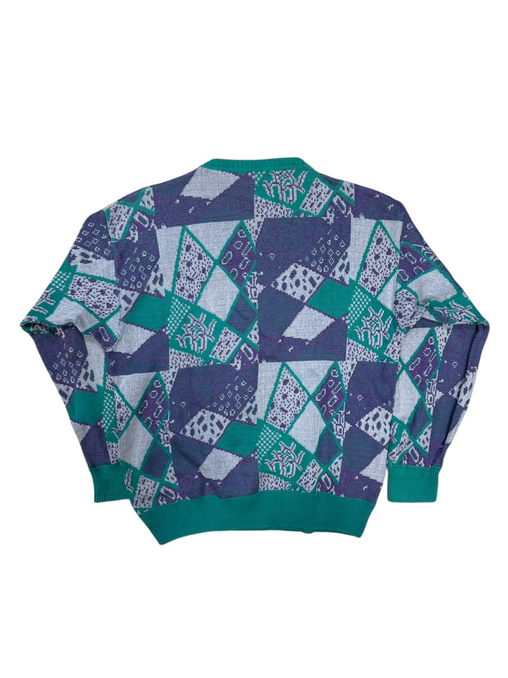Trussardi Vintage Knitwear Cotton Sweater Large