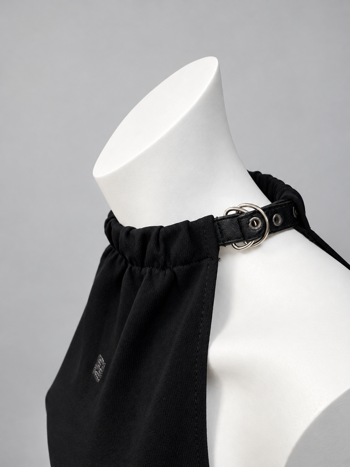Fendi belt halter neck top