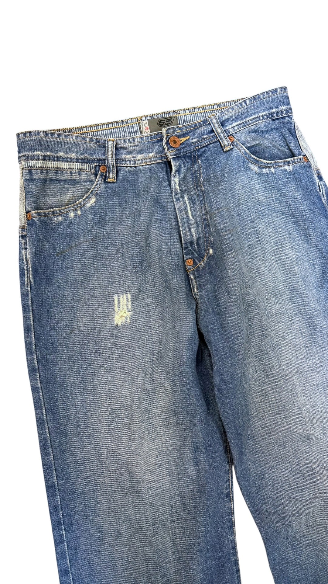 Diesel “Fifty Five” 1990s wide leg denim jeans