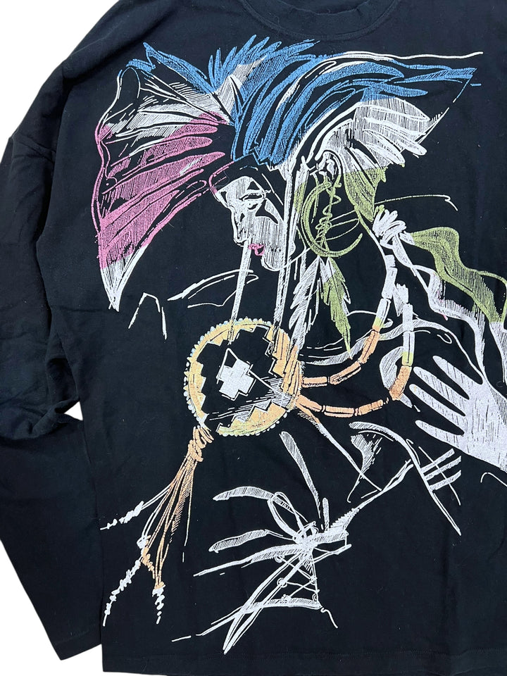 Roberto Cavalli Freedom Collection Long Sleeve Top Men’s Medium Slim Fit