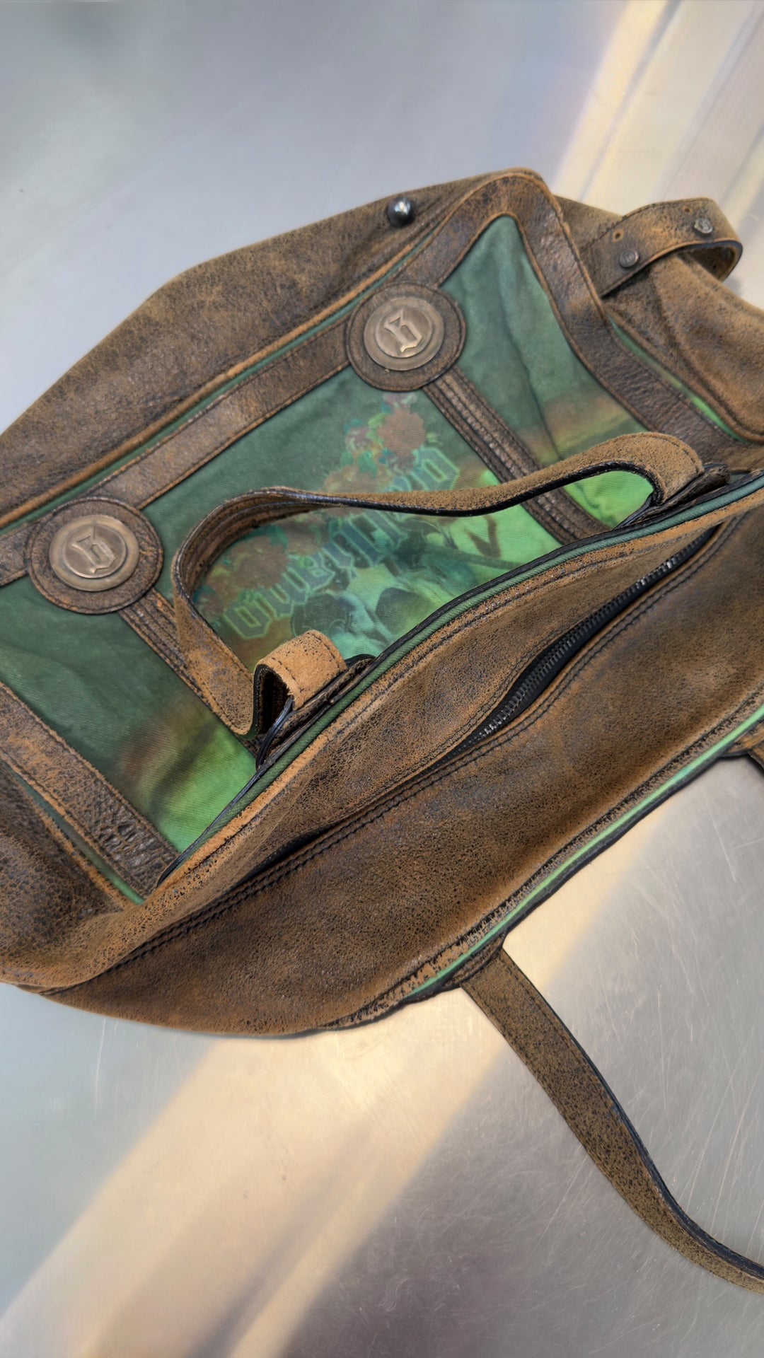 Galliano rare archive 2007 portrait Boston bag