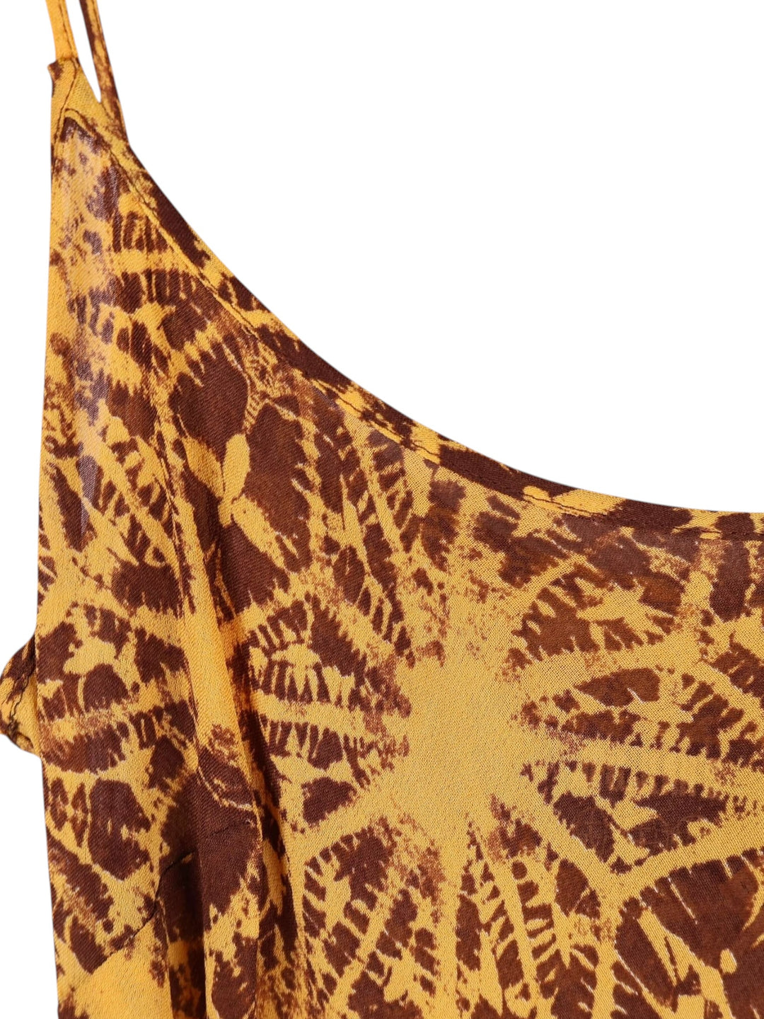 Jean Paul Gaultier abstract print slip maxi dress