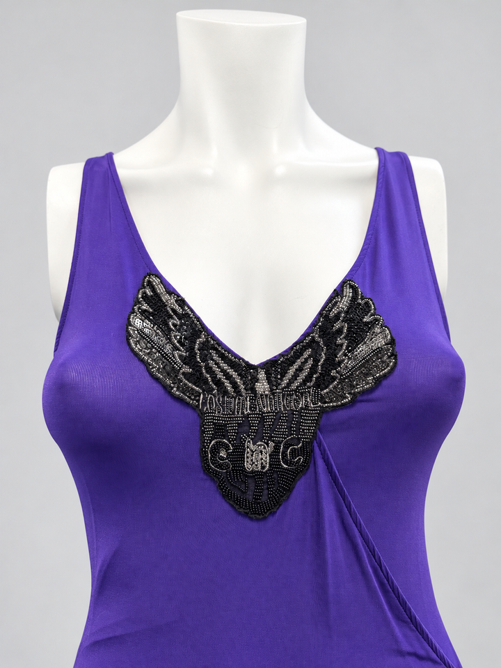 Costume National vintage purple dress small