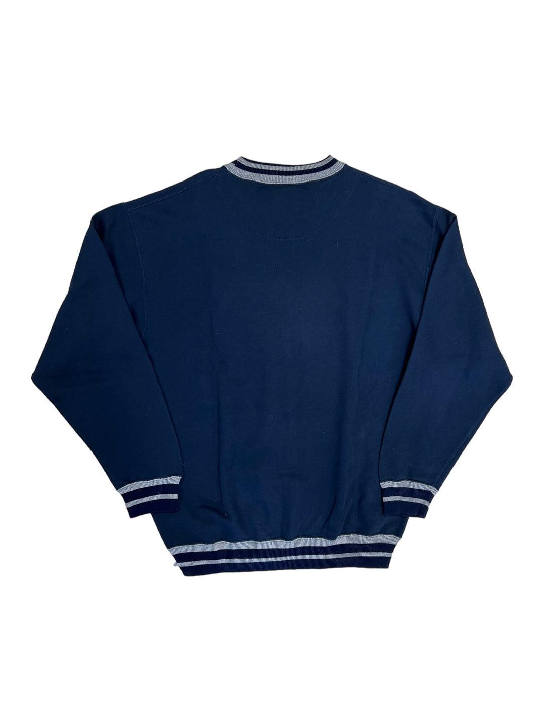 Vintage embroidery tropical regatta navy sweatshirt men’s Extra Large
