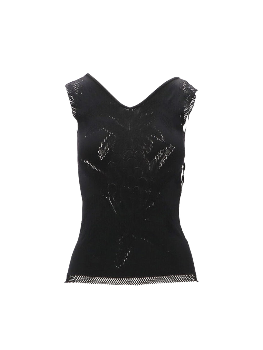 Just Cavalli y2k fishnet tank top women’s small