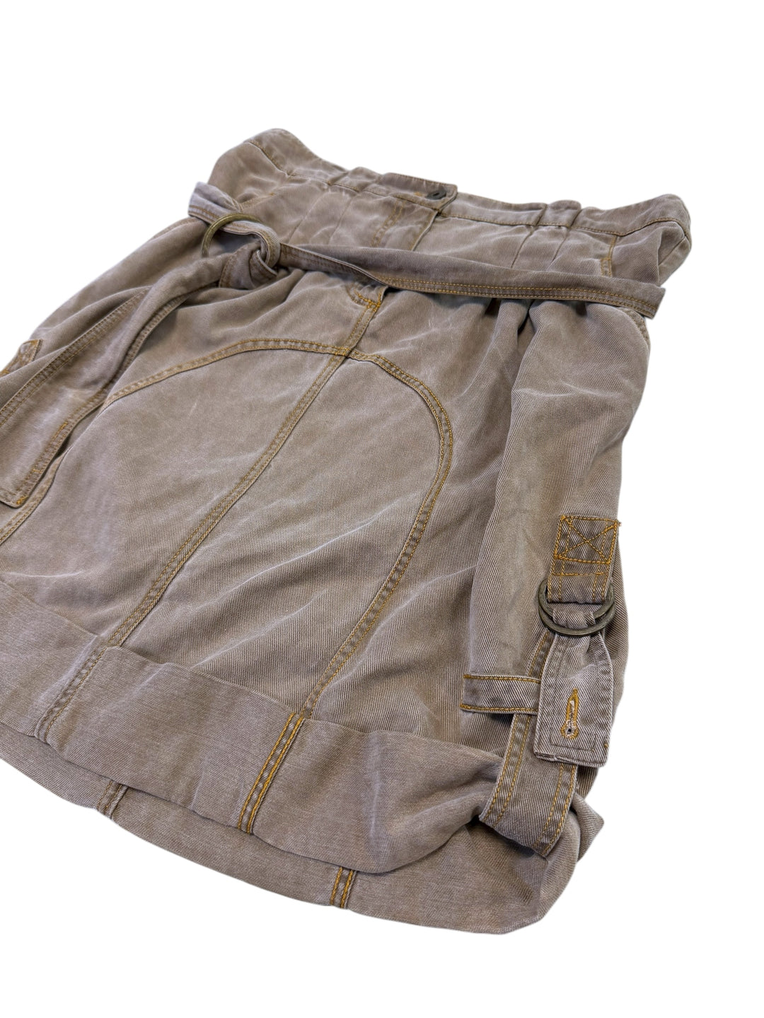 Max&Co cargo paperbag denim skirt medium