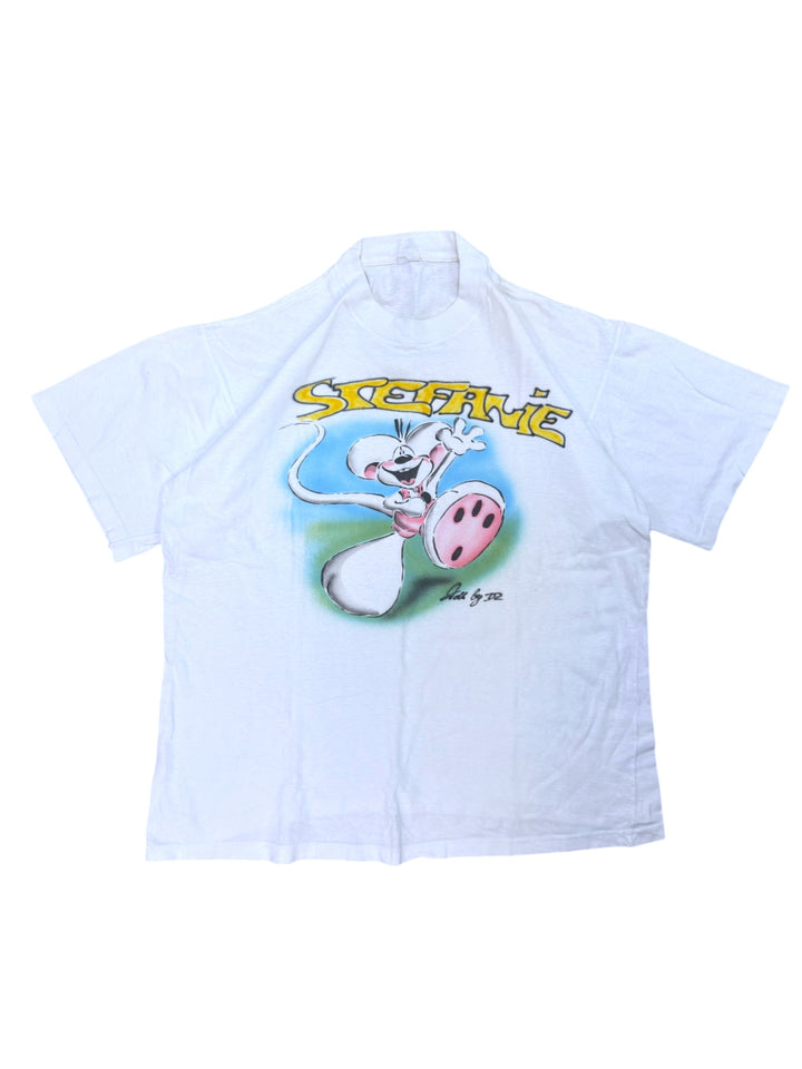 Stefanie y2k airbrush graphic t-shirt large