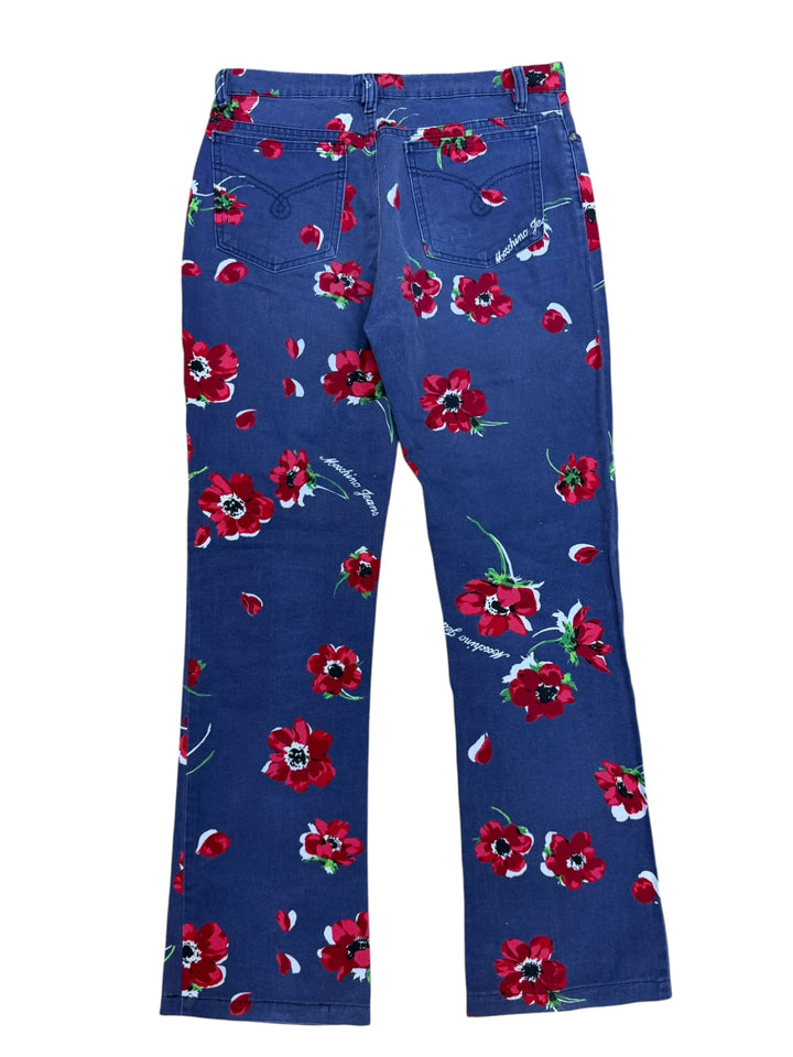 Moschino vintage floral print jeans