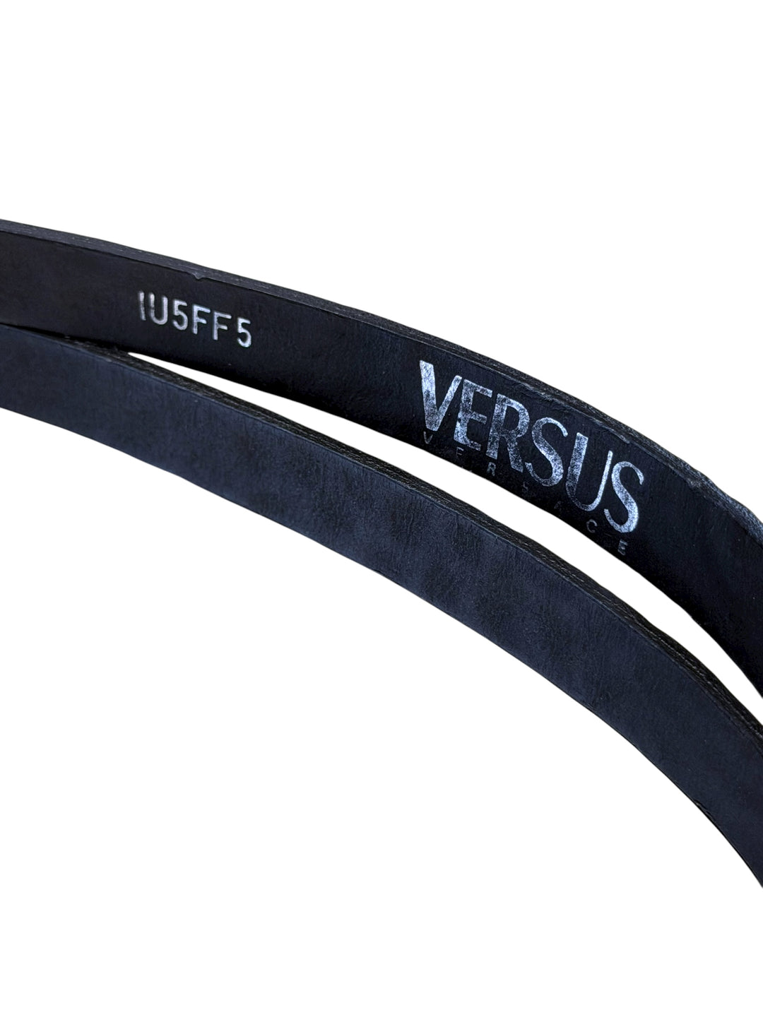 Versus Versace Vintage Double-Strap Leather Belt