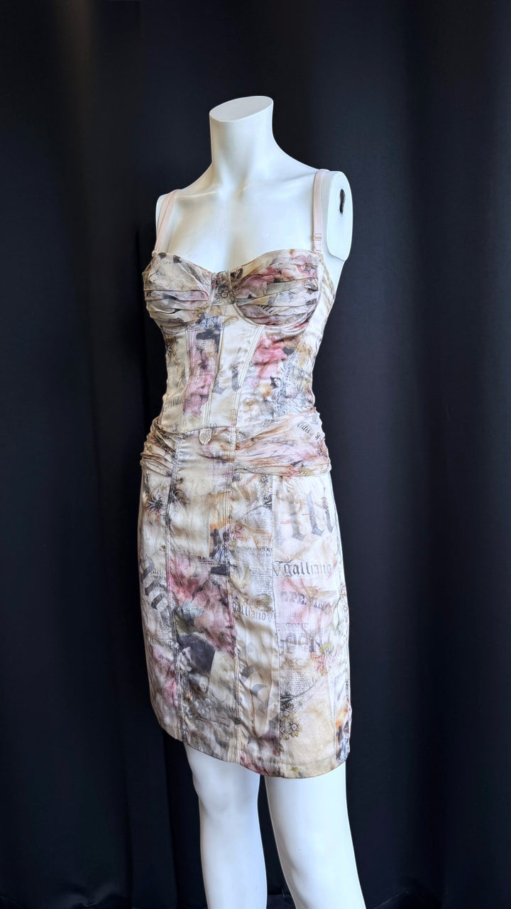 Galliano silk corset dress.
Early 2000s archive – same model worn on stage by Amy Winehouse (museum-documented)