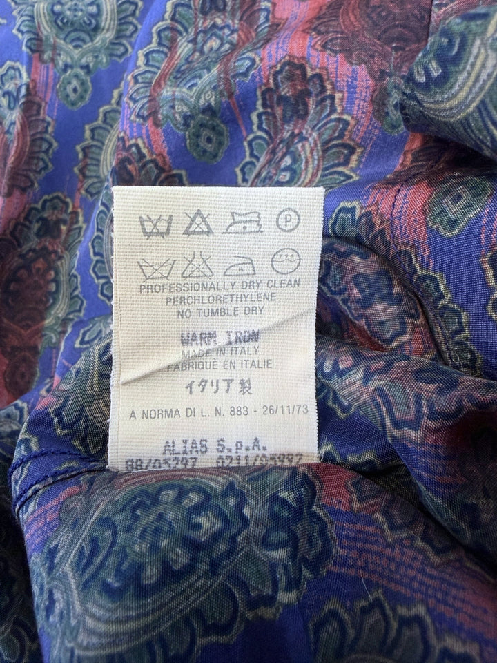 Gianni Versace silk paisley print shirt