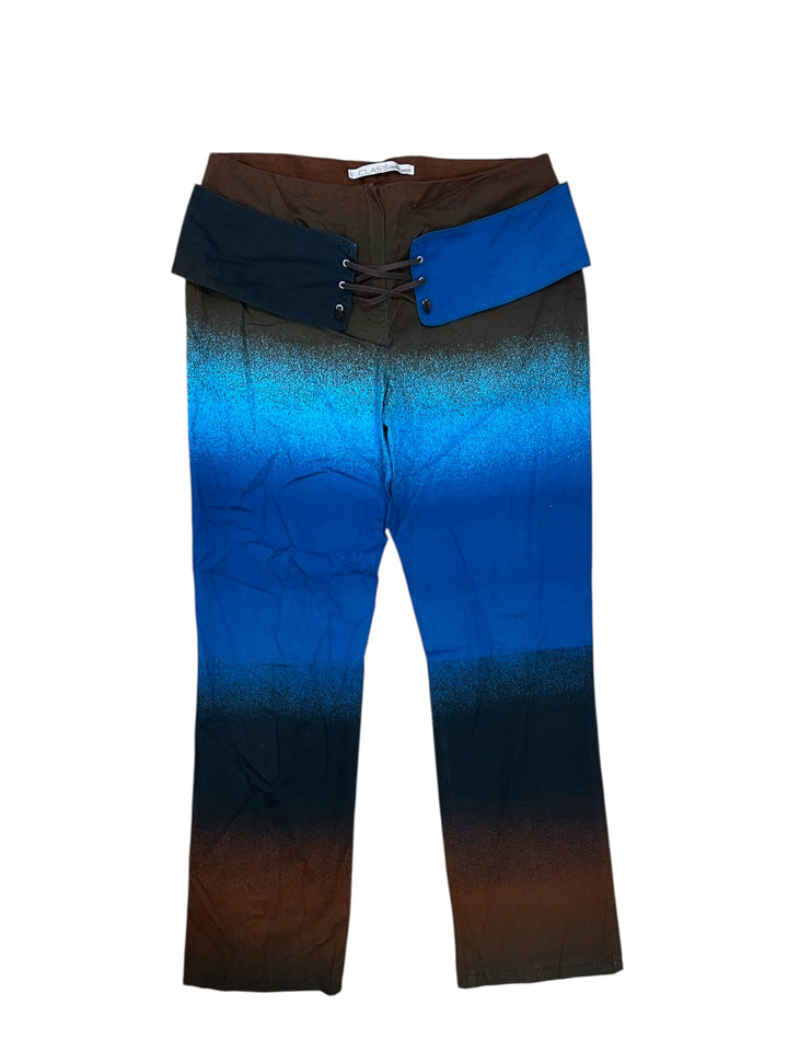 Class Roberto Cavalli Ombre Corset Waist Pants Small(36)