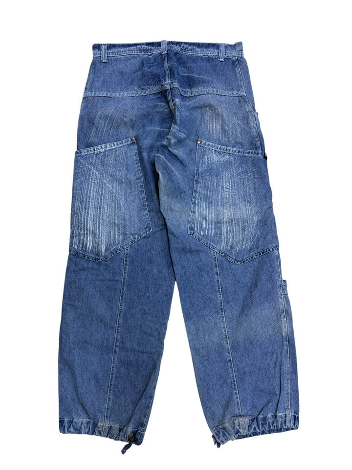 2000s patchwork carpenter jeans - oversized fit