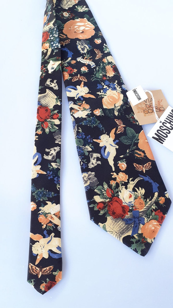 Moschino 80’s silk tie