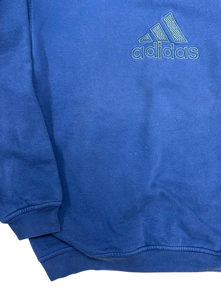 Adidas vintage washed blue sweatshirt men’s large