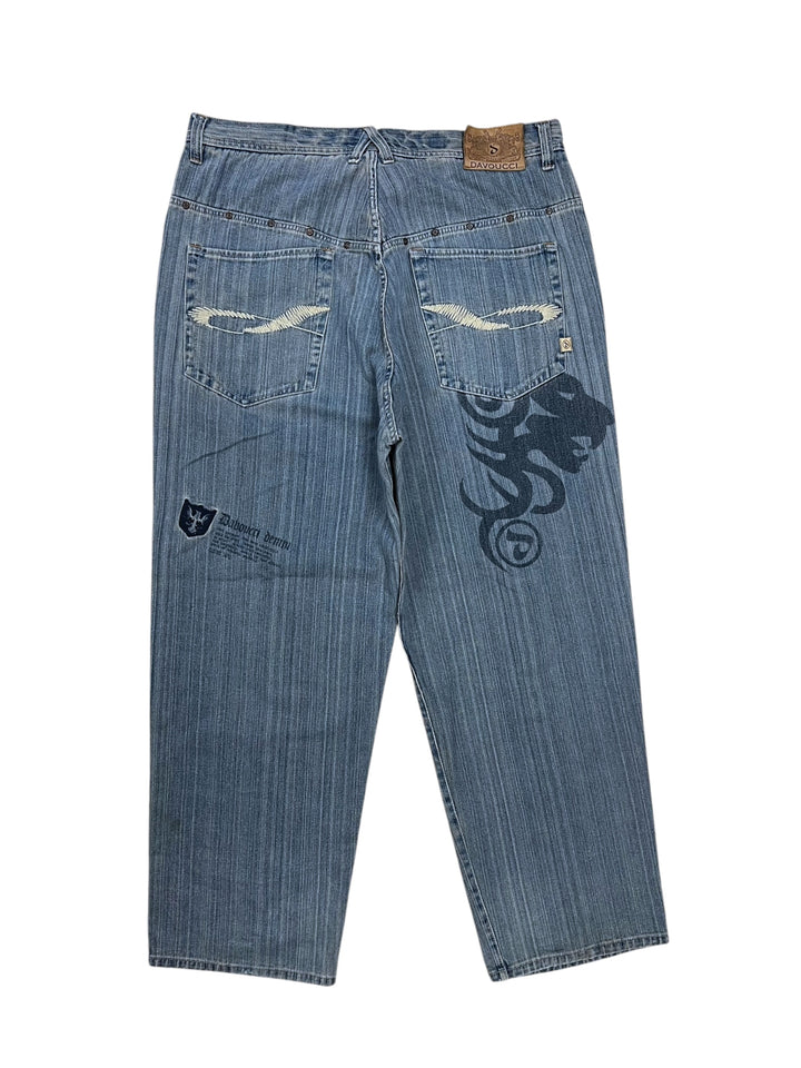Vintage Davoucci Baggy Distressed Jeans L-XL