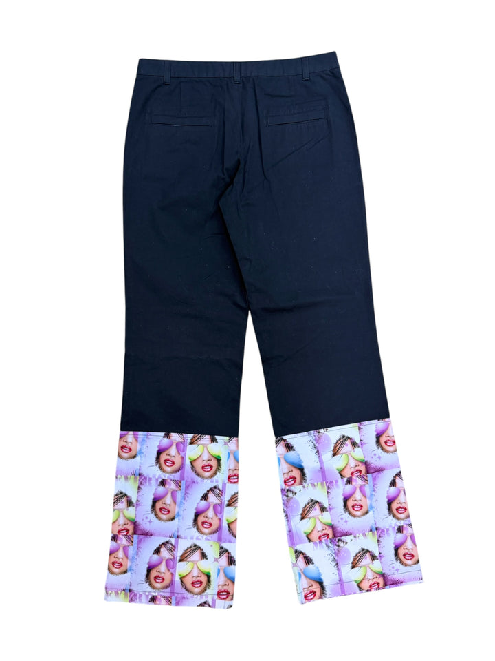 Custo Barcelona pop art print cropped trousers
