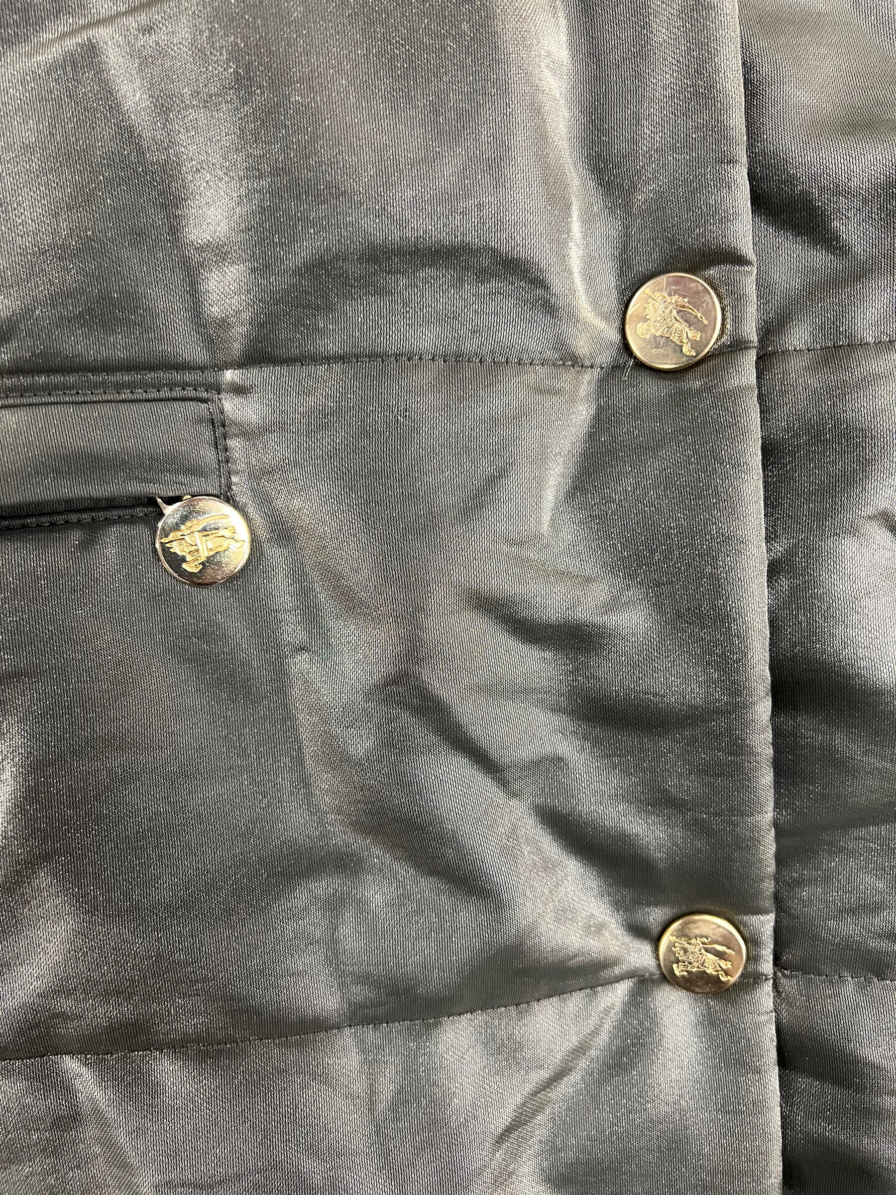 Burberry jacket cheap mens silver