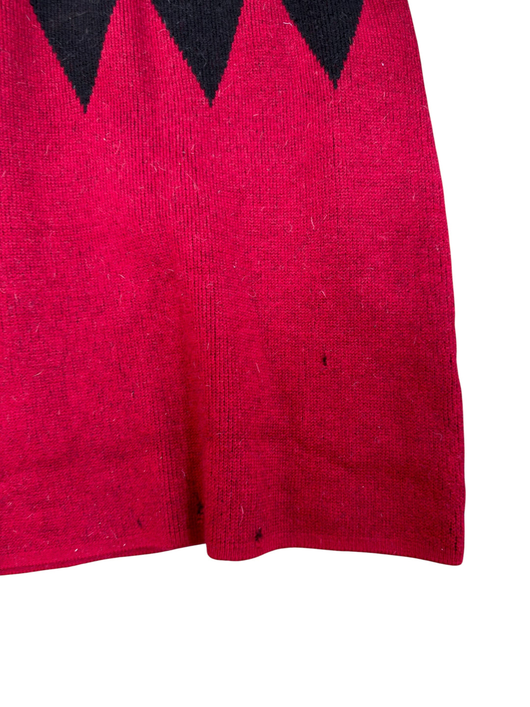 1985 Jean Paul Gaultier Gibo argyle knit dress