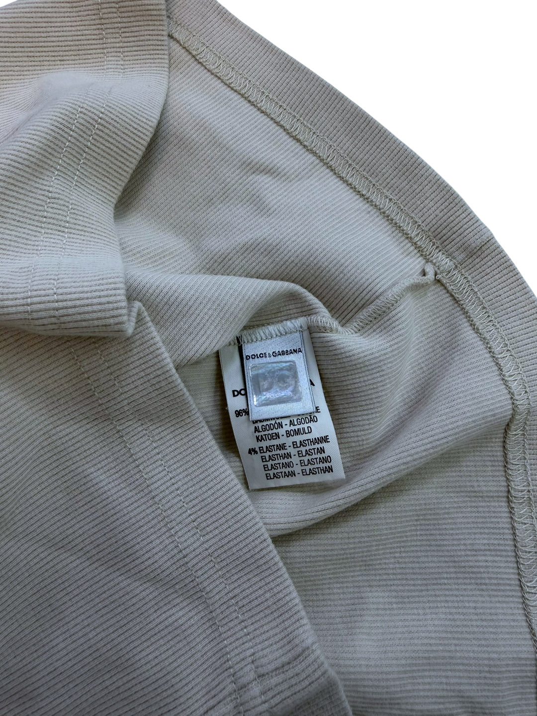 Dolce&Gabbana ribbed logo tank top