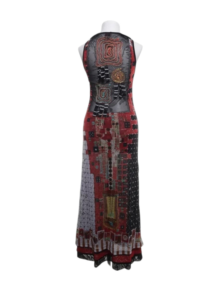 Save the Queen Cards maxi mesh dress large
