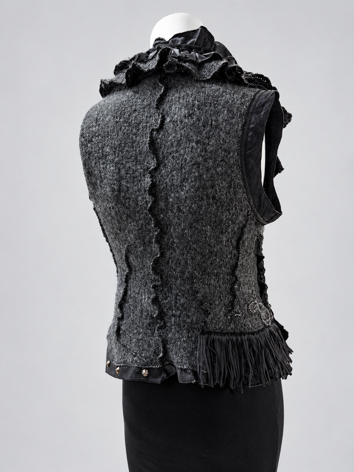 Juju & Christine embellished knit vest