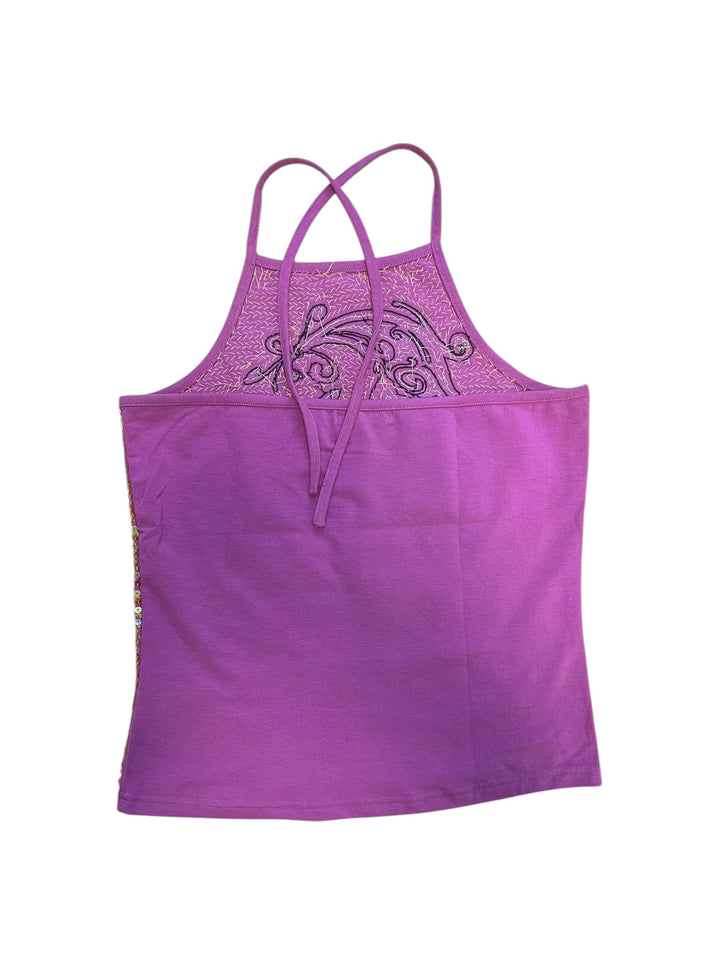 Extyn vintage sequin halter top medium
