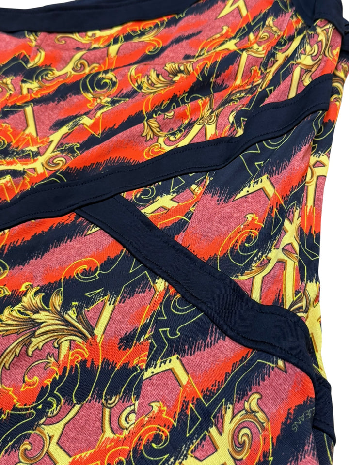 Versace Jeans 2000s printed dress