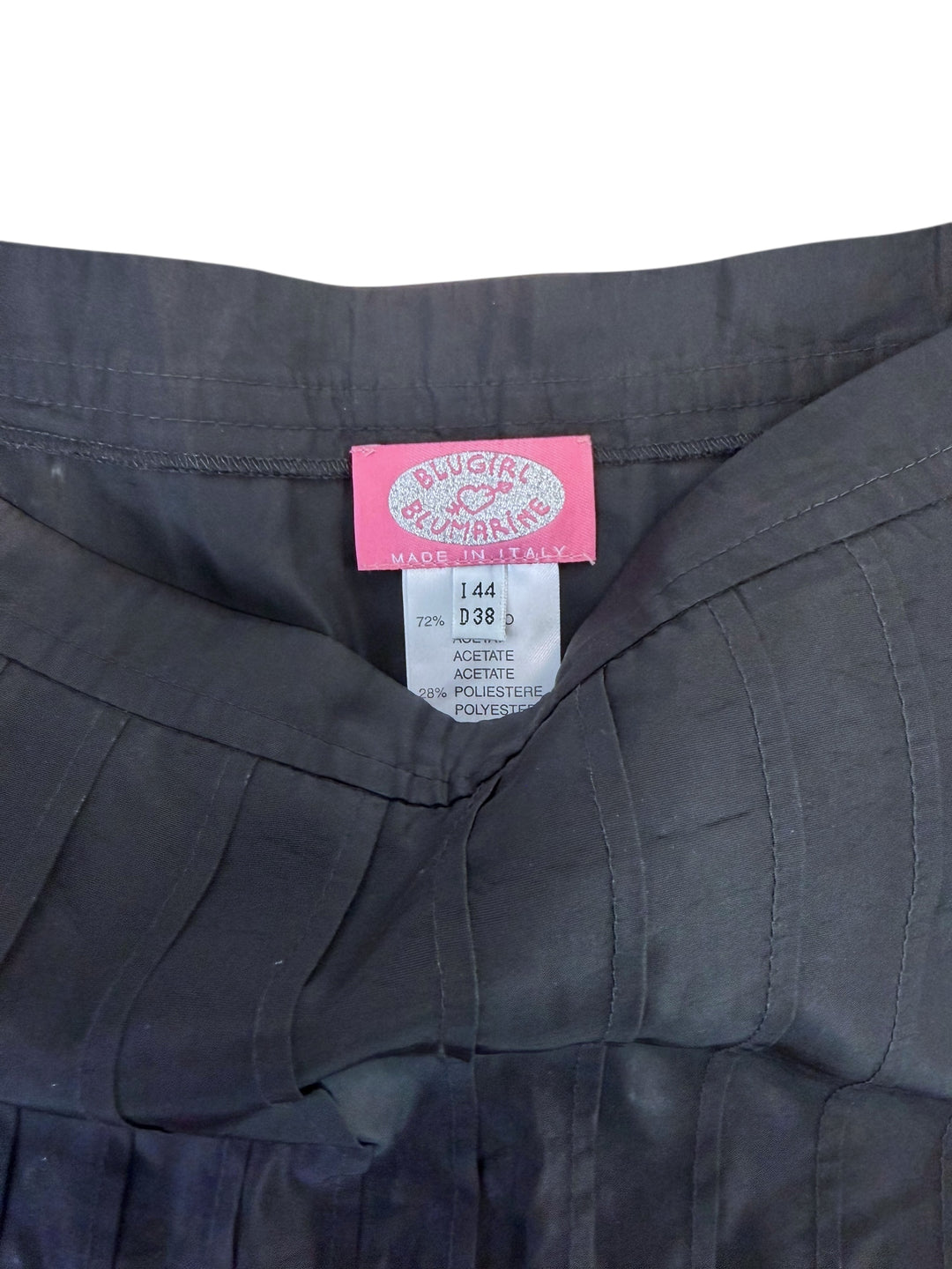 Blugirl Blumarine ruffled black mini skirt medium