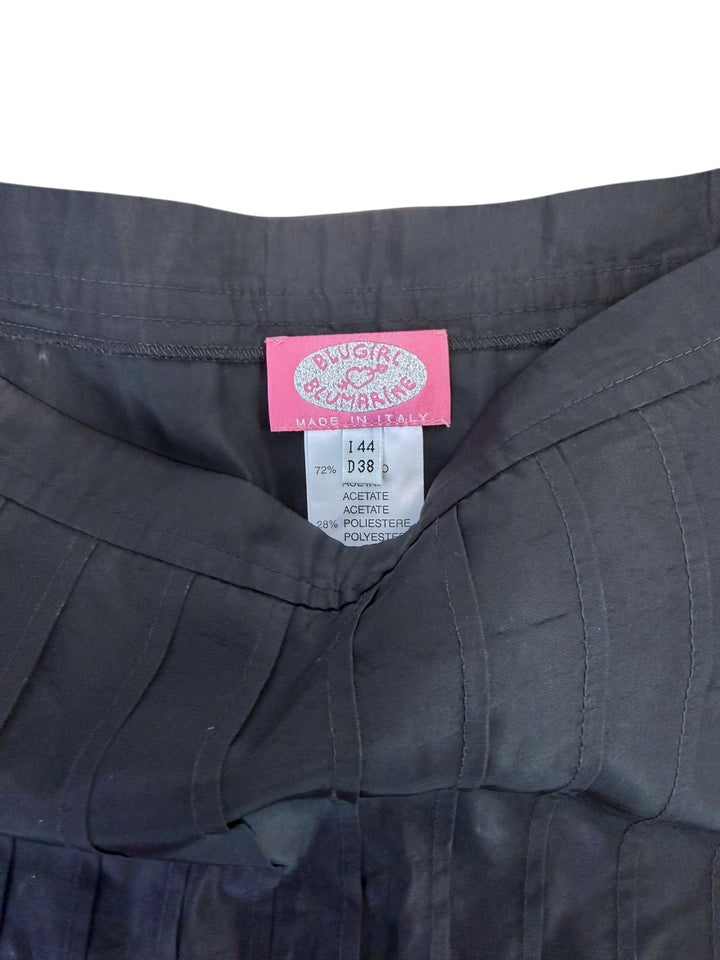 Blugirl Blumarine ruffled black mini skirt medium