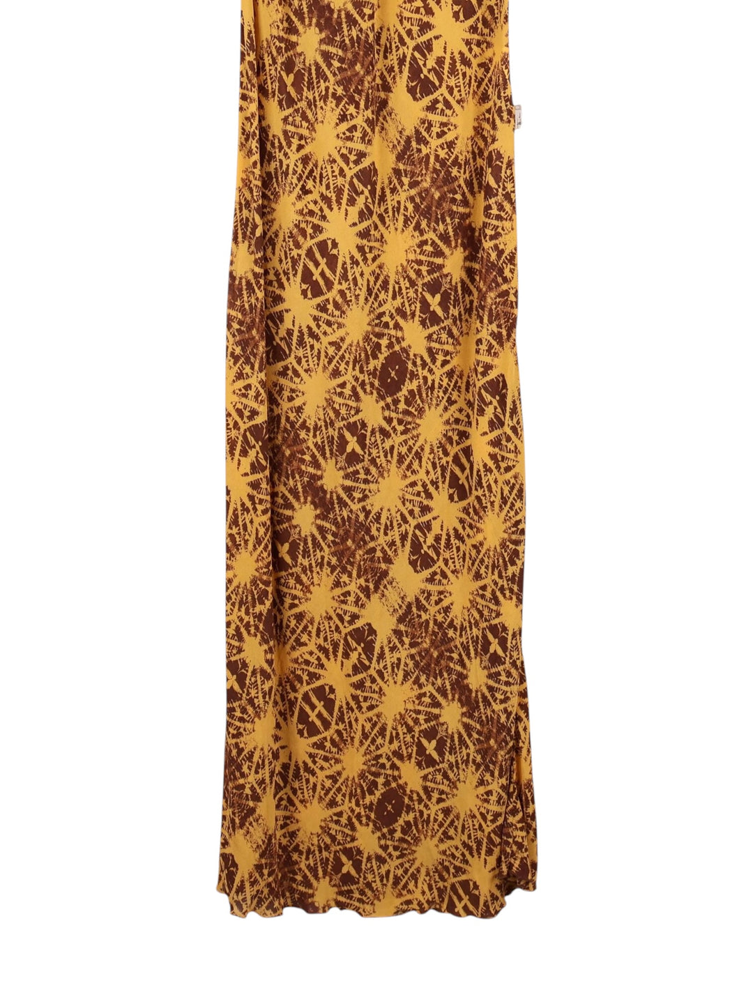 Jean Paul Gaultier abstract print slip maxi dress