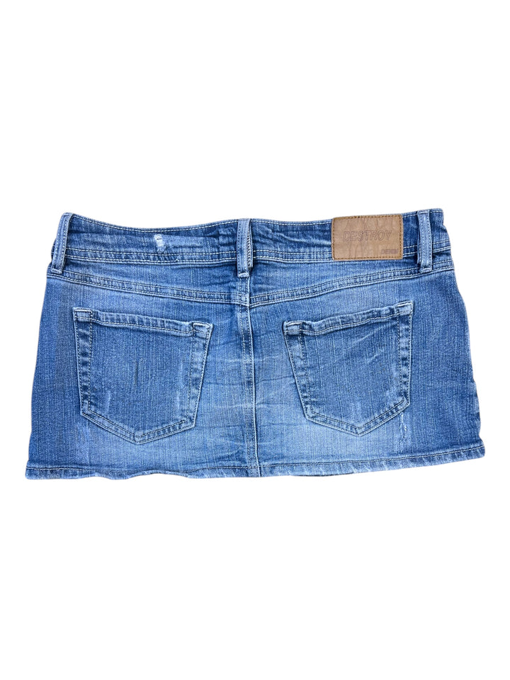 Vintage denim mini skirt small(36)