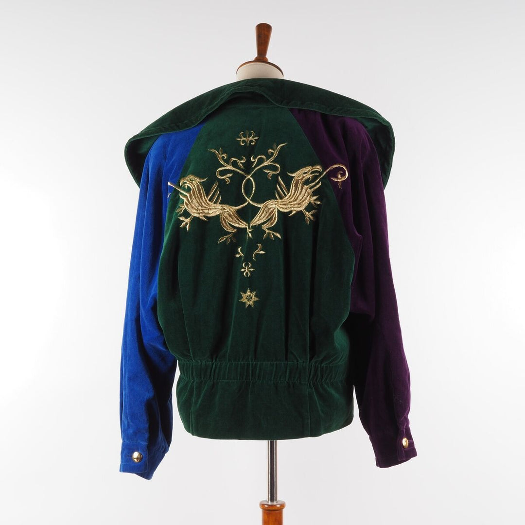 Rare Escada by Laurel Vintage 80’s Velvet Embroidered Jacket Women’s medium