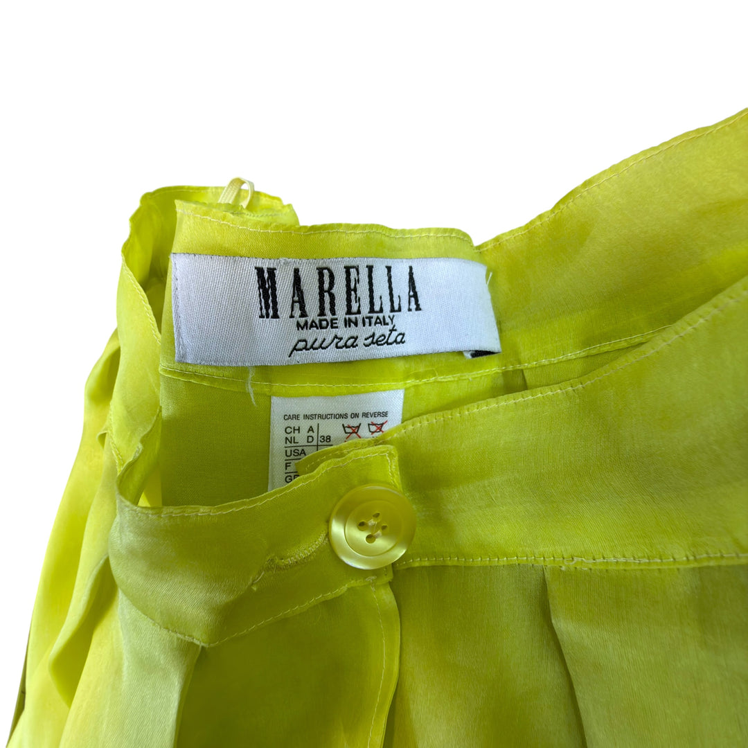 Marella pure silk flared skirt