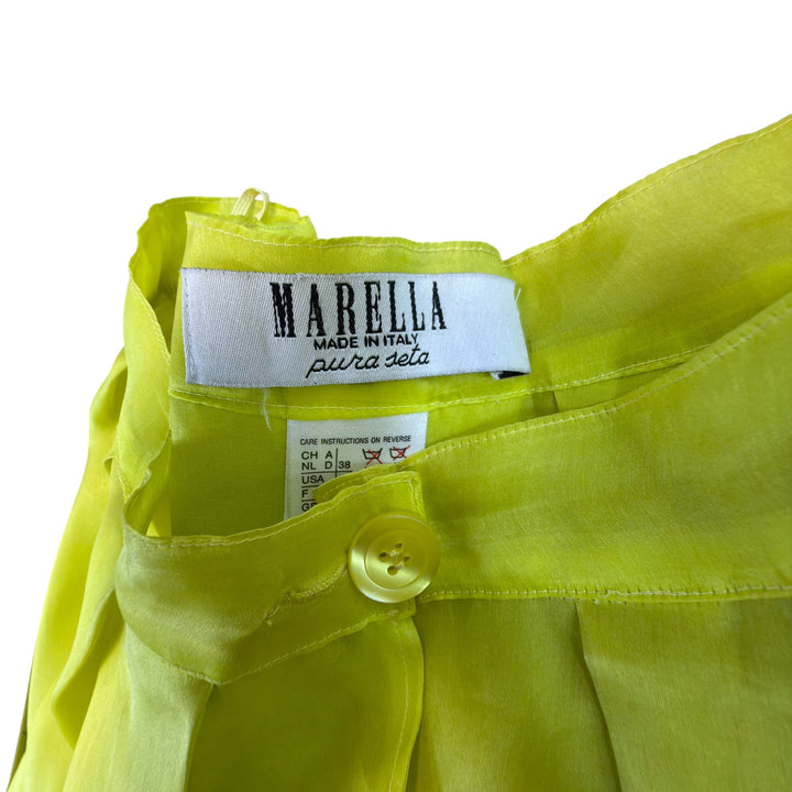 Marella pure silk flared skirt
