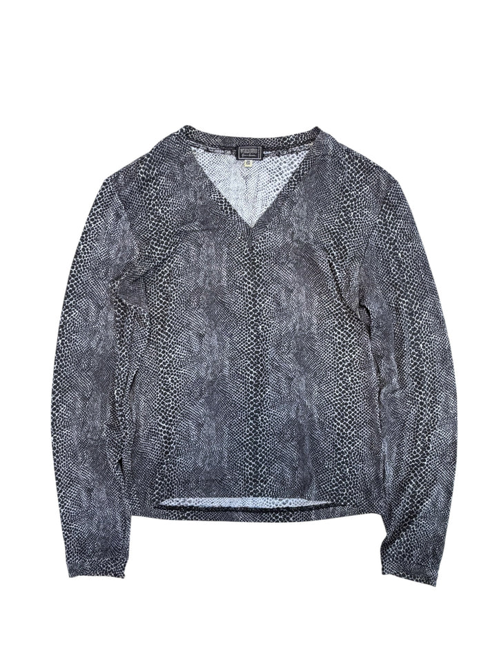 Versus Gianni Versace vintage snakeskin print top